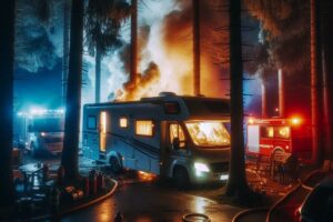 Vieste – Incendio Devasta Camper, Momenti Di Paura In Un Villaggio Turistico