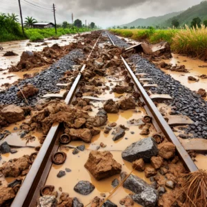 Ripristino della Linea Ferroviaria tra Rodi Garganico e San Menaio Dopo il Nubifragio