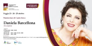 Master Class con Daniela Barcellona, star internazionale del melodramma, ospite del Conservatorio "Umberto Giordano" dal 23 al 25 ottobre