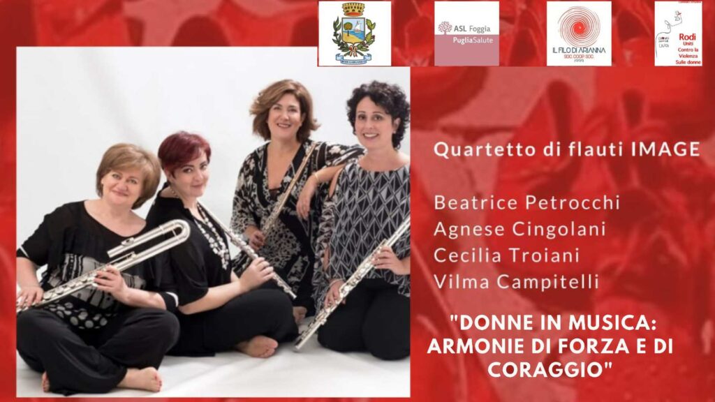 Rodi Garganico: sabato 16 novembre "Donne in musica: armonia di forza e di coraggio"