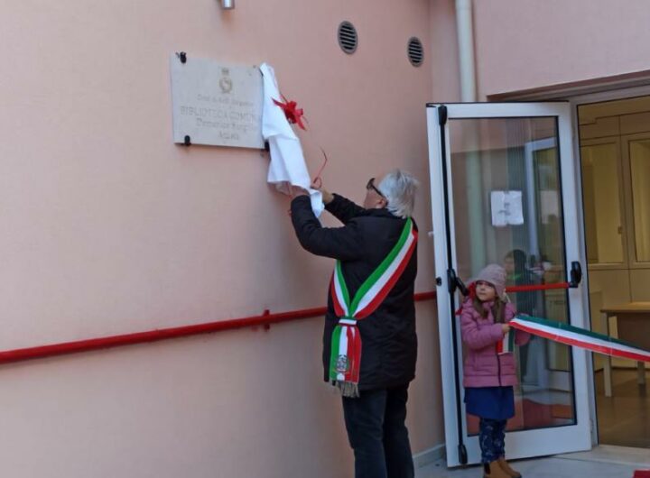 Stamattina, a Rodi Garganico, Inaugurazione della biblioteca intitolata a "Domenico Sangillo"