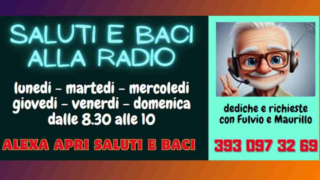 Saluti e Baci alla radio: su Gargano FM, il tempo si è fermato...